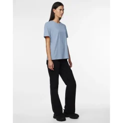 PIECES dame t-shirt PCRIA - Faded denim Best