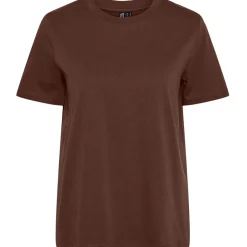 PIECES dame t-shirt PCRIA - Chocolate Fondant New