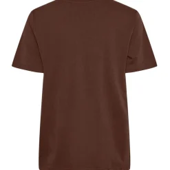 PIECES dame t-shirt PCRIA - Chocolate Fondant New