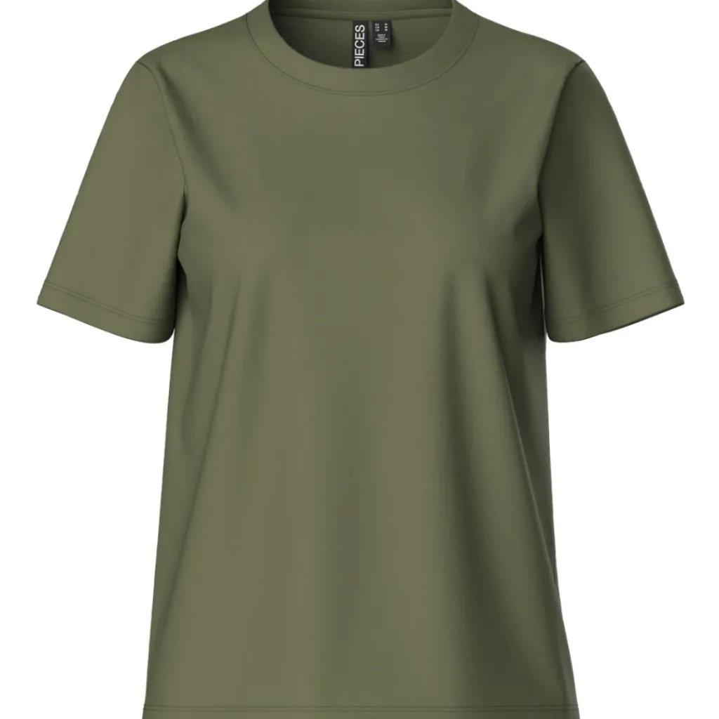 PIECES dame t-shirt PCRIA - Deep Lichen Green Clearance