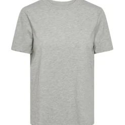 PIECES dame t-shirt PCRIA - Light Grey Melange Online