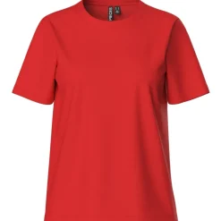 PIECES dame t-shirt PCRIA - Poppy Red New