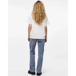 PIECES dame t-shirt PCSKYLAR - Bright White Best