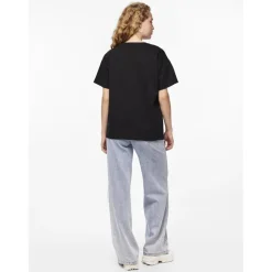 PIECES dame t-shirt PCSKYLAR - Black Sale