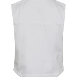 PIECES dame vest PCANNICA - Bright White Best