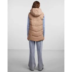 PIECES dame vest PCJAMILLA - Silver Mink Sale