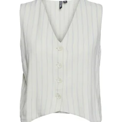 PIECES dame vest PCPIA - Birch Hydrangea Best