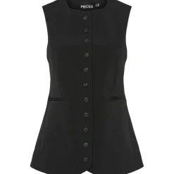 PIECES dame vest PCTEMPRE - Black Sale