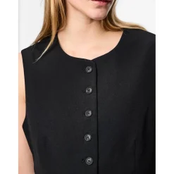 PIECES dame vest PCTEMPRE - Black Sale