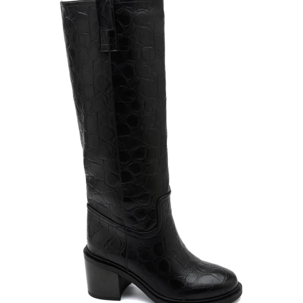 SHOES Regina dame støvler 2525A - Black Sale