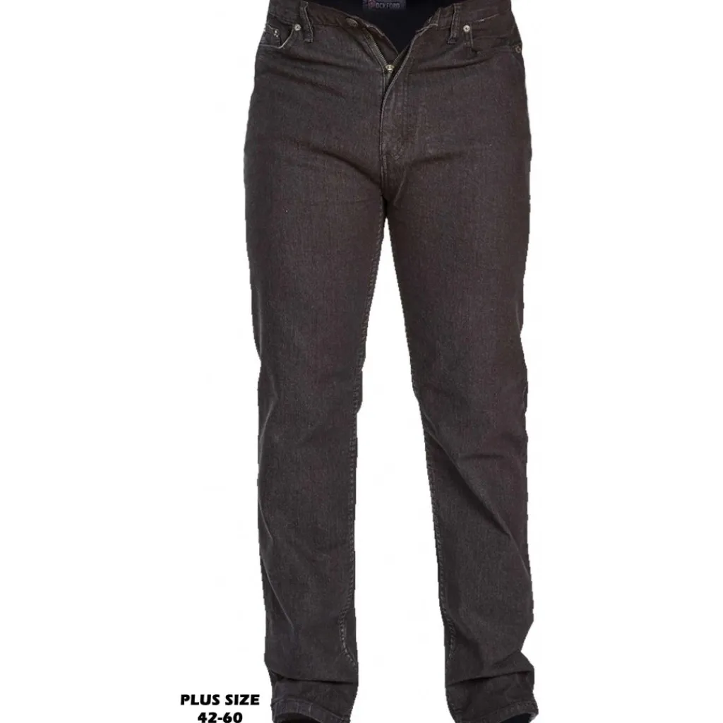 Duke Clothing ROCKFORD DUKE D555 Herre Jeans Comfort Plus Black Discount