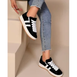 SHOES Rosalie dame sneakers BM-1101 - Black Best