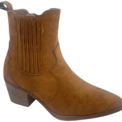 SHOES Sabine dame cowboystøvler 7885 - Camel Sale