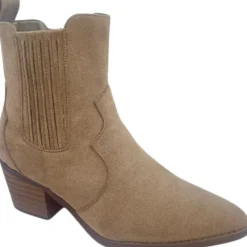 SHOES Sabine dame cowboystøvler 7885 - Taupe Discount