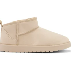 SHOES Sally dame bamsestøvler 6353 - Beige Discount
