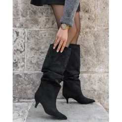 SHOES Samira dame støvler 2512A - Black Discount