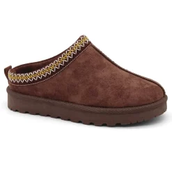 SHOES Selina dame hjemmesko OX-1095 - Brown Hot