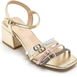 SHOES Silje dame stilet 7217 - Gold Outlet