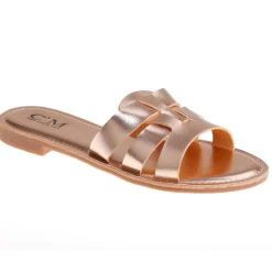SHOES Sina dame sandal 5064 - Champagne Discount