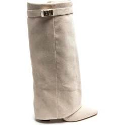 SHOES Sof Dame støvler 9501A - Beige Clearance