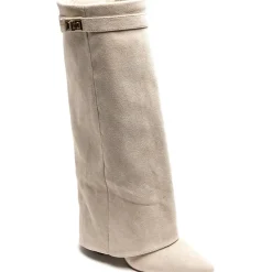 SHOES Sof Dame støvler 9501A - Beige Clearance