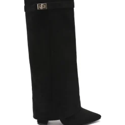 SHOES Sof Dame støvler 9501A - Black Clearance