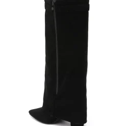 SHOES Sof Dame støvler 9501A - Black Clearance