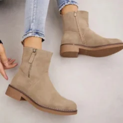 SHOES Stephanie dame støvler 8534 - Taupe Outlet