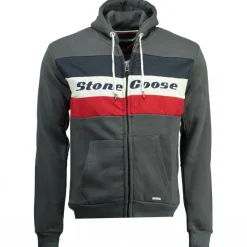 Geographical Norway Sweatshirt STONE GOOSE Herre FAGOOSE - Dark Grey