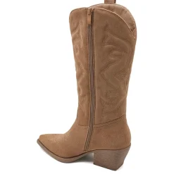 SHOES Talia dame cowboystøvler 5677-1 - Camel Online