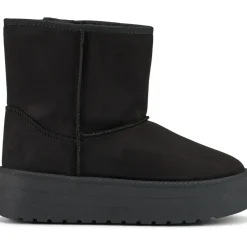 SHOES Tulle dame bamsestøvler 6432 - Black New