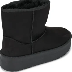 SHOES Tulle dame bamsestøvler 6432 - Black New