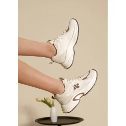 SHOES Uma dame sneakers 1219 - Beige Hot