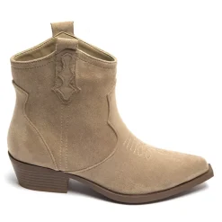 SHOES Vanessa Dame cowboystøvler 9653A - Kaki Best