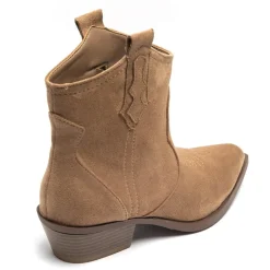 SHOES Vanessa Dame cowboystøvler 9653A - Camel Hot