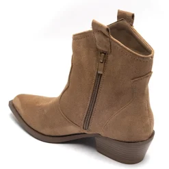 SHOES Vanessa Dame cowboystøvler 9653A - Camel Hot