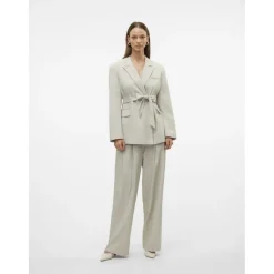 Vero Moda dame blazer VMOMARI - Light Grey Melange Hot