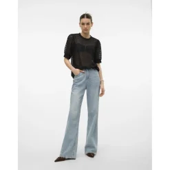 Vero Moda dame bluse VMBECCA - Black Clearance