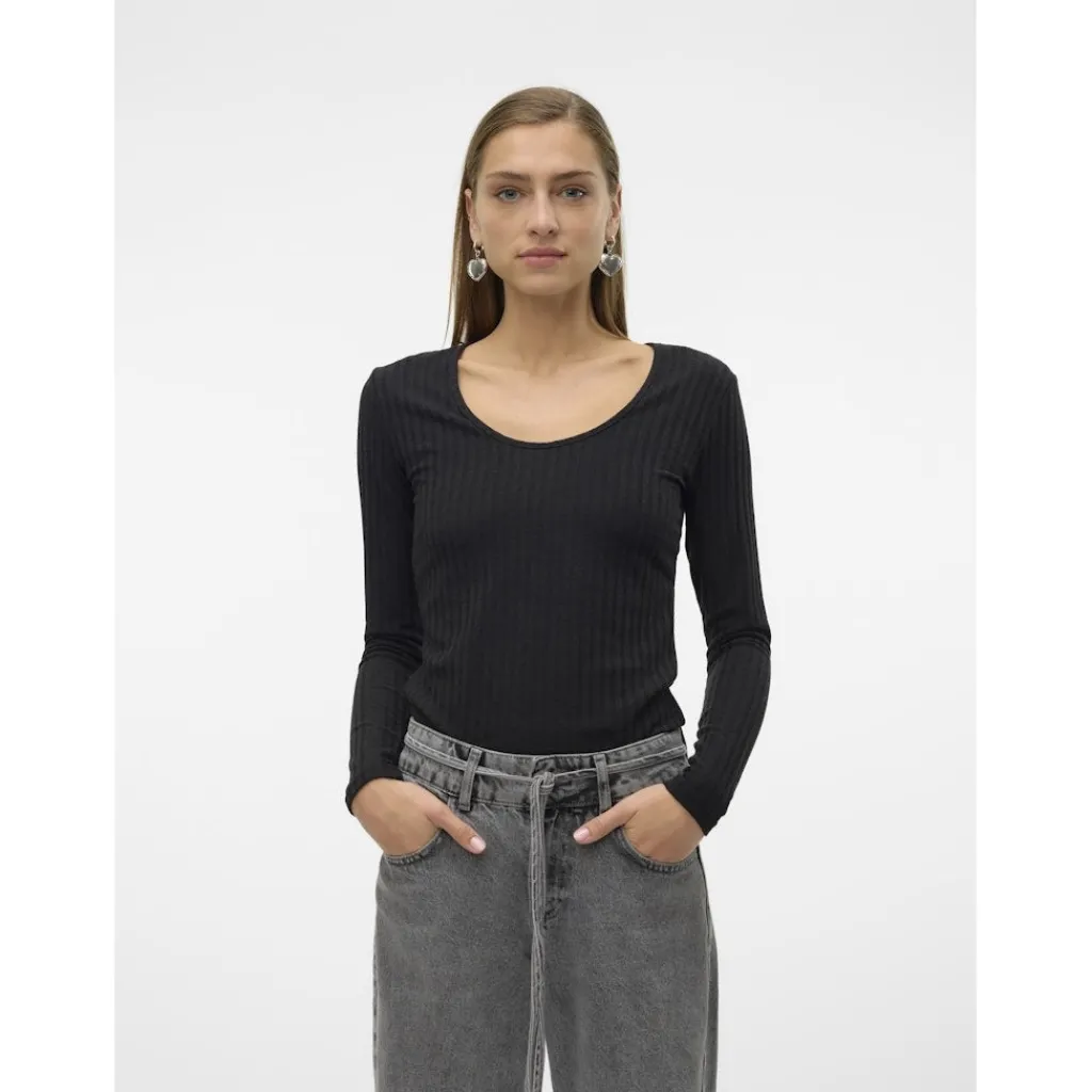 Vero Moda dame bluse VMBRITT - Black Sale