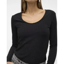 Vero Moda dame bluse VMBRITT - Black Sale