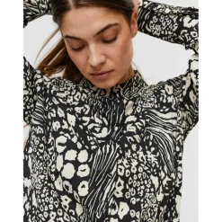 Vero Moda dame bluse VMCAIA - black/caia New