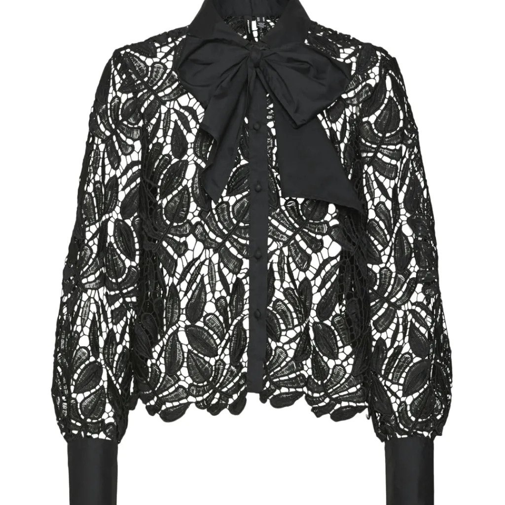 Vero Moda dame bluse VMEDA - Black Online