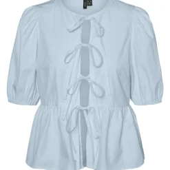 Vero Moda dame bluse VMELLY - Delicate Blue New