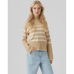 Vero Moda dame bluse VMHAPPINESS - Irish Cream W. BIRCH Clearance