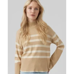 Vero Moda dame bluse VMHAPPINESS - Irish Cream W. BIRCH Clearance