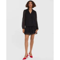 Vero Moda dame bluse VMKAYA - Black New