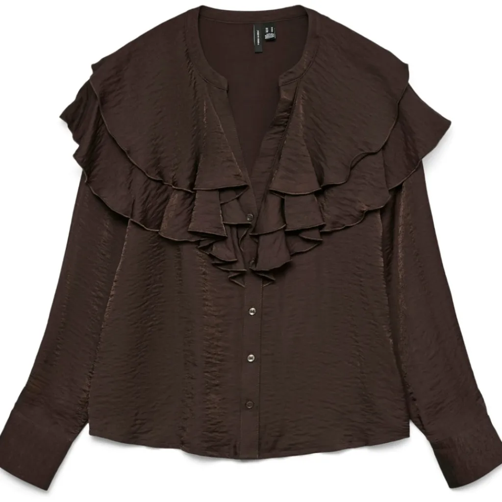 Vero Moda dame bluse VMLIZZI - Chocolate Torte Discount