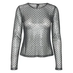 Vero Moda dame bluse VMSAFINA - Asphalt