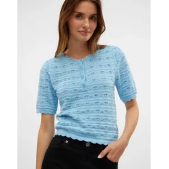 Vero Moda dame bluse VMSHELBY - Airy Blue Discount