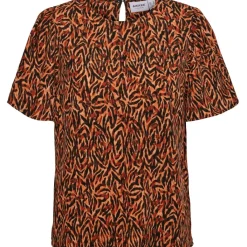 Vero Moda dame bluse VMSIENNA - Cinnamon stick Online